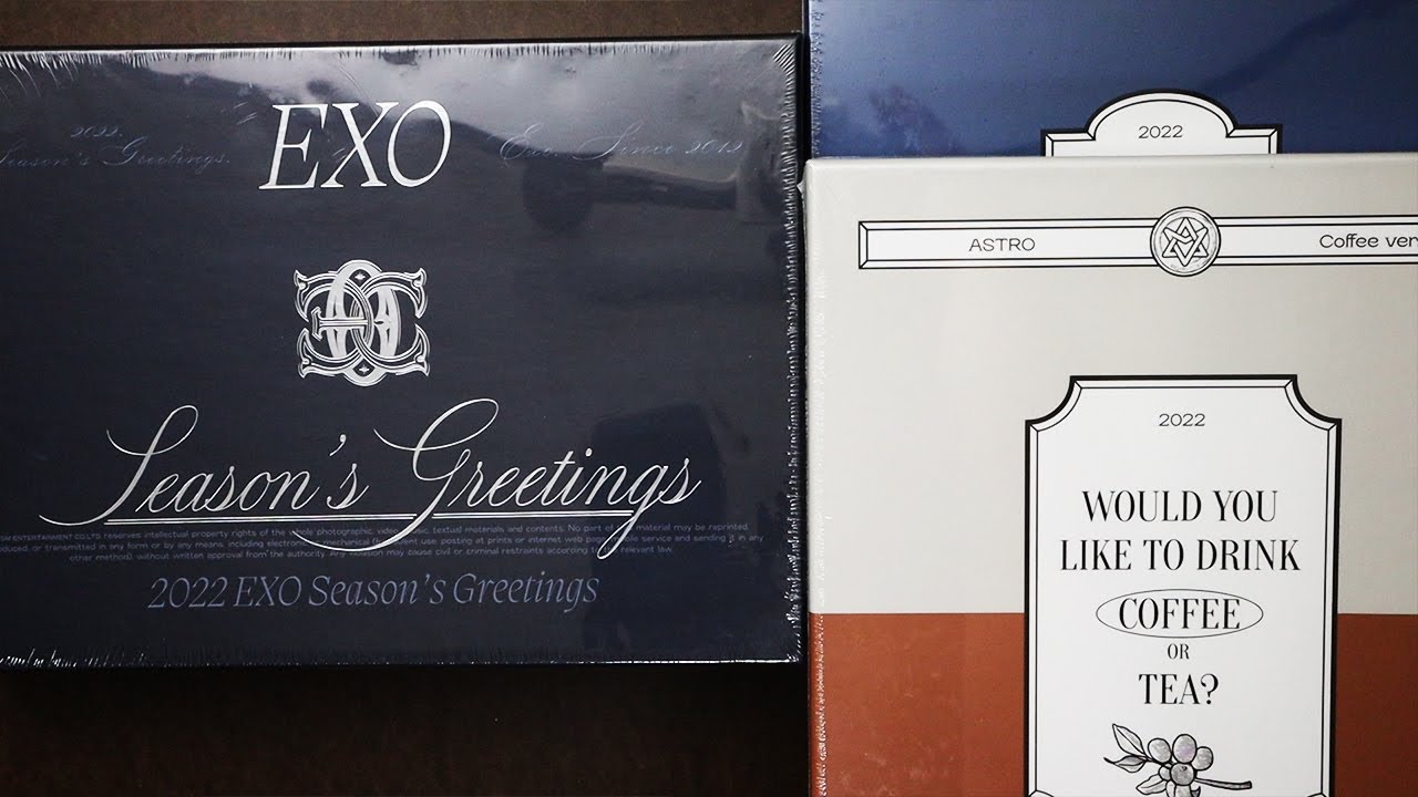 Flip Through #4 | Season Greeting 2022 EXO and Astro - YouTube