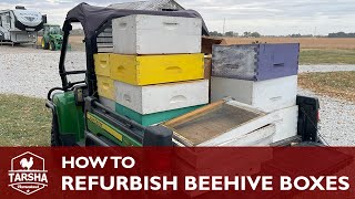 Refurbishing Bee Hive Boxes by Tarsha Homestead 2,337 views 1 year ago 15 minutes