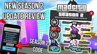 New Season 2 Mad City Code Mad City Season 2 Update Review Mad City Roblox Youtube - roblox code mad city saison 2