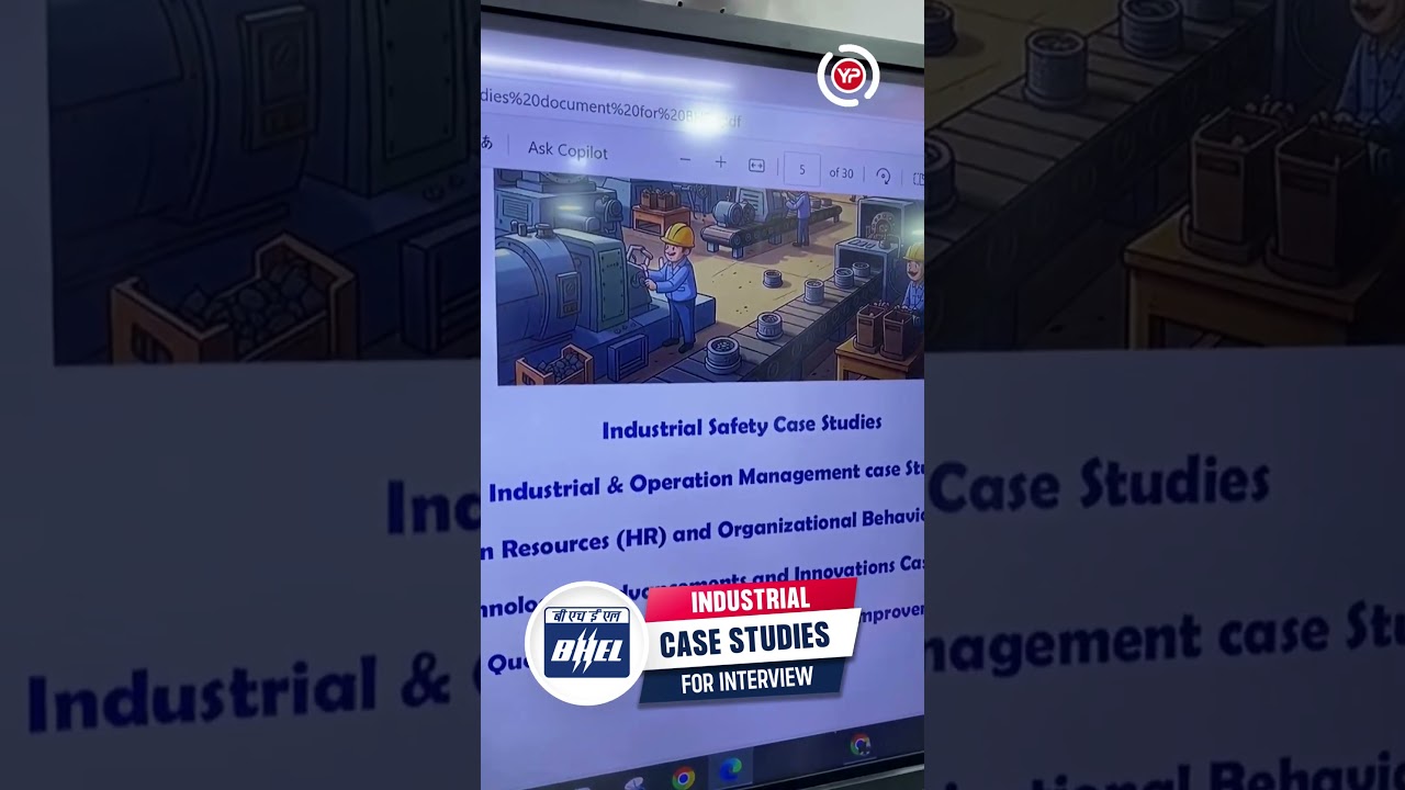 Industrial Case studies for BHEL Interview