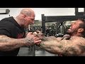 Rich Piana is Killing Chest Day With Martyn Ford (6'8 330LB) 🥇 Bigger By The Day #23