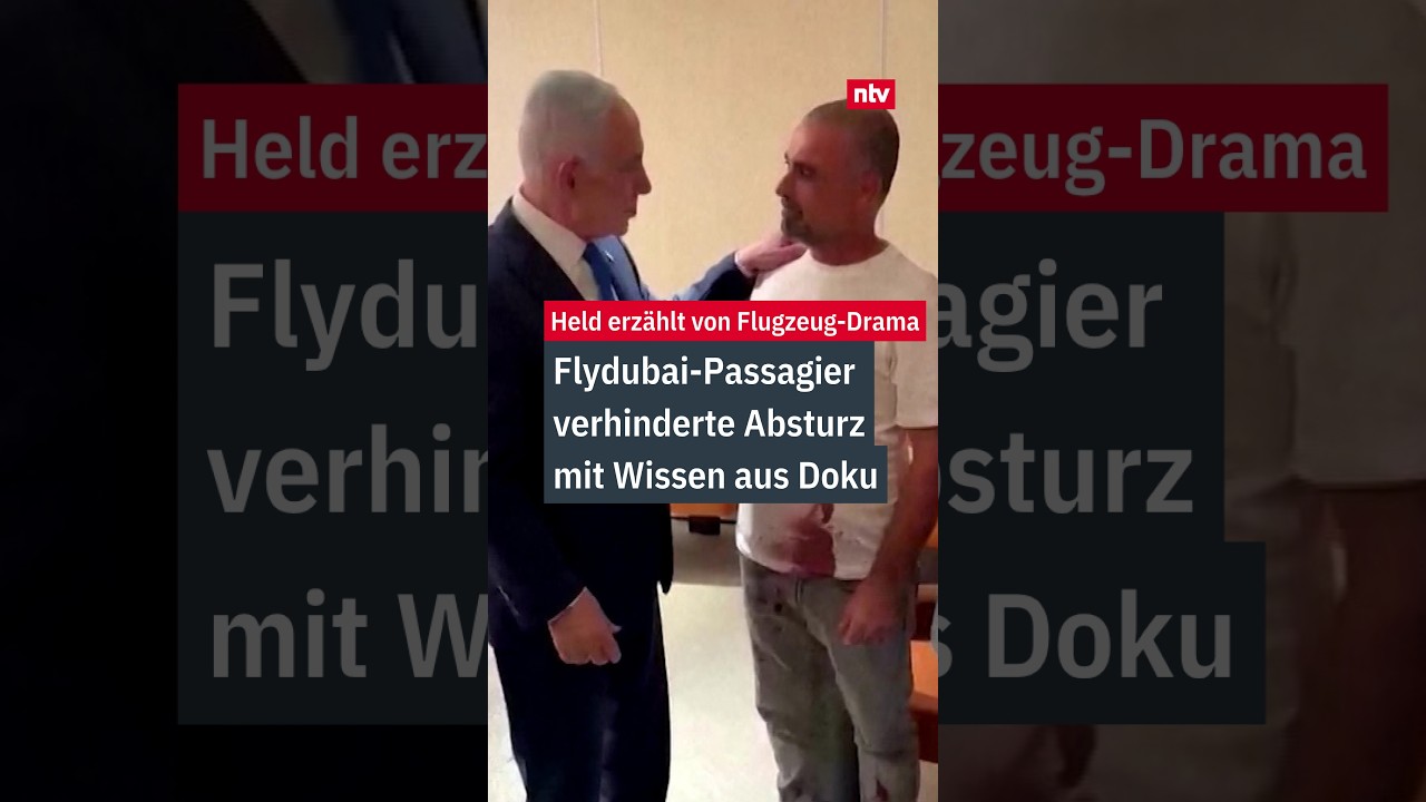 Flydubai-Passagier verhinderte Absturz mit Wissen aus Doku | #ntv