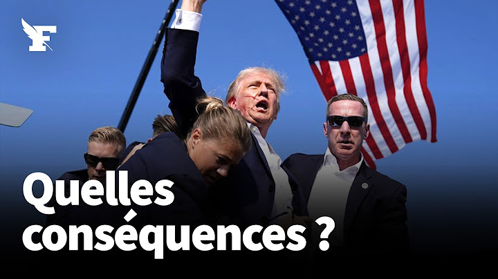 Tentative d'assassinat contre Trump : et maintenant, où va l'Amérique ?