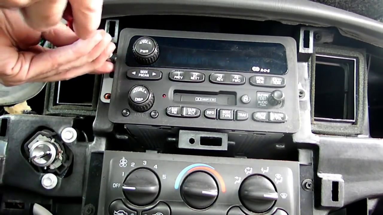 Chevrolet Impala Radio Removal - YouTube 05 grand prix radio wiring diagram 