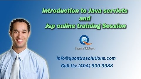 Introduction to servlets and Jsp online training Session