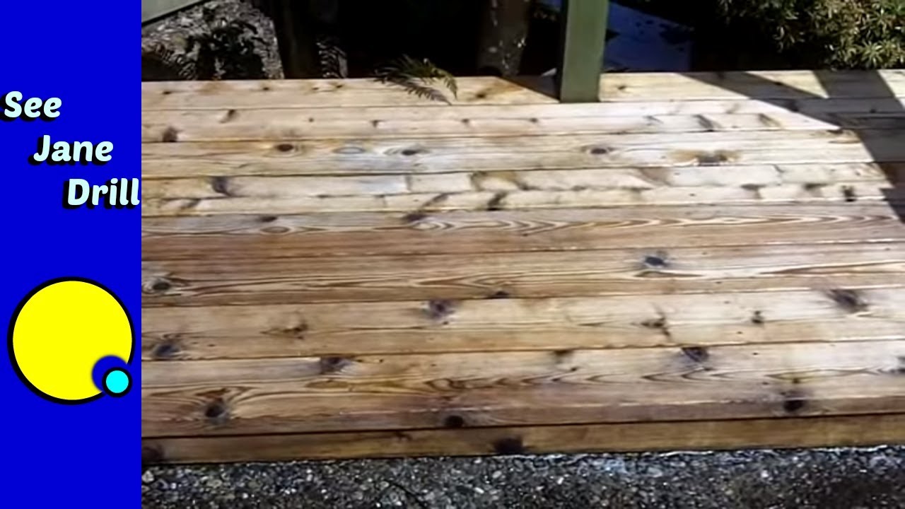 Simple Easy Diy Deck Cleaning Solution Youtube