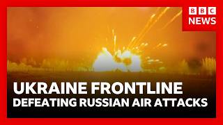 Ukraine frontline: the high-tech drones defeating Russian air attacks | BBC News