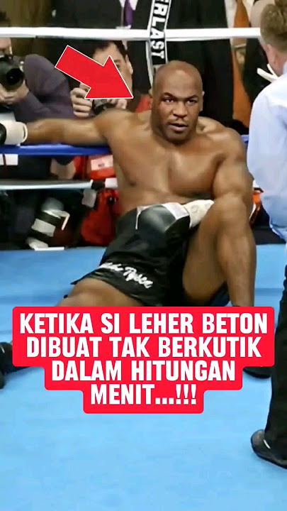 KEKALAHAN MIKE TYSON PALING MEMALUKAN SEPANJANG KARIRNYA‼️#boxing #miketyson #KO#shortsviral