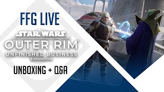 Unfinished Business for Star Wars: Outer Rim | Unboxing