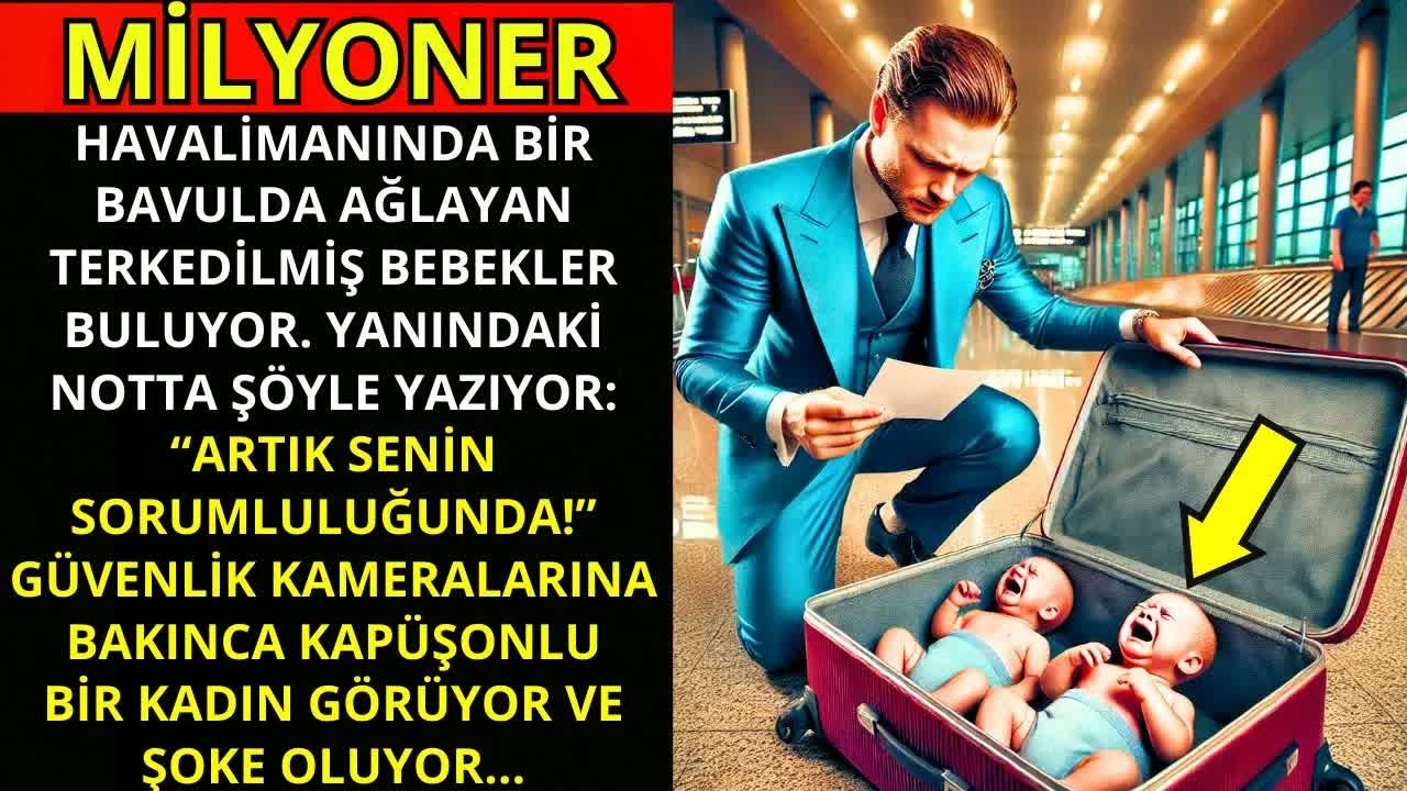 Milyoner, havaalanında valizde ağlayan terk edilmiş bebekler buldu...