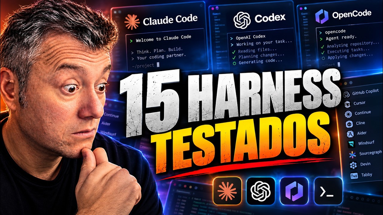 15 harness de IA comparados: como escolher pela sua rotina