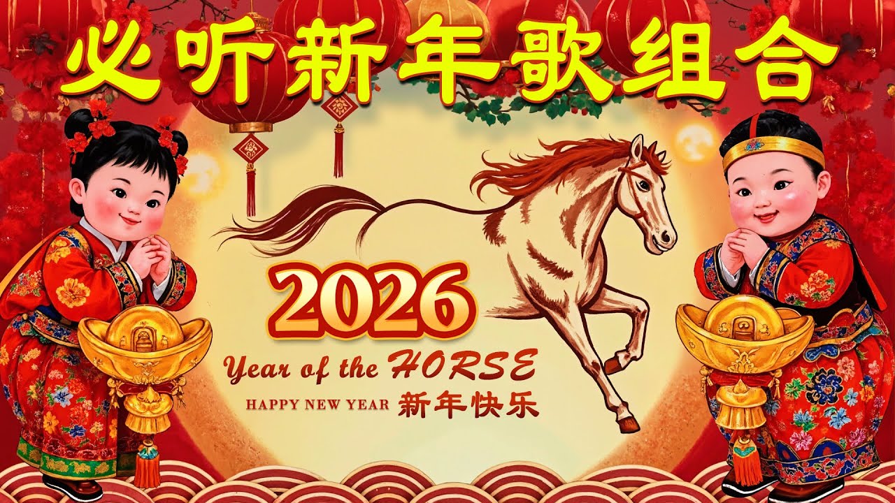2026 新年歌🧨🏆No 1 🧨 賀新年迎財神《傳統》🏮賀歲金曲🍊【CNY】新年群星传统贺岁专辑🧨Chinese New Year Song 2026