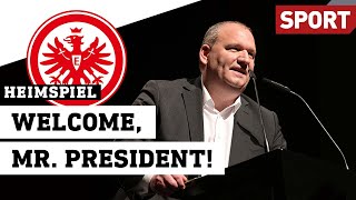 Eintracht-Präsident Mathias Beck im Interview Heimspiel 18.03.24 Sport