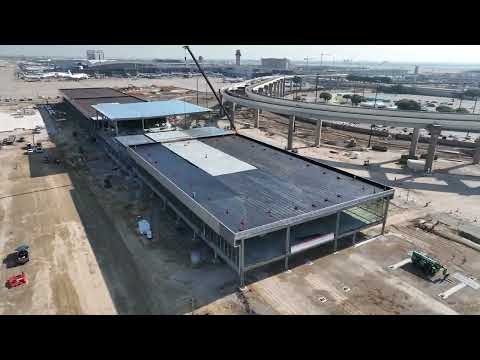 DFW Airport's Sixth Terminal F Takes Shape with Module Move Milestone
