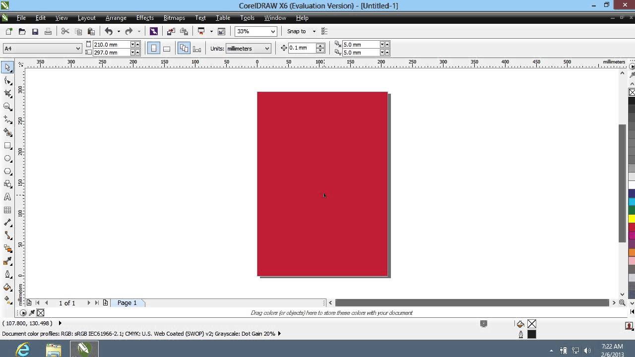 How to Create Background in CorelDraw - YouTube