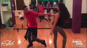 Dadinho & Christina Montoya - Zouk Demo at Zurich Zouk Congress