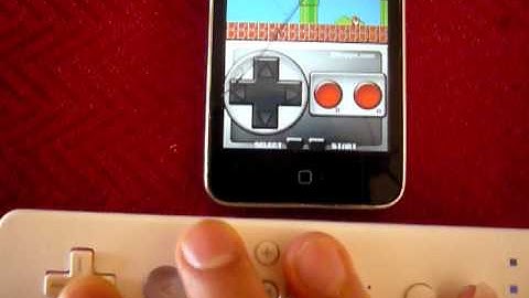 Playing Classic Emulators on my iPod Touch with a Wiimote via Bluetooth