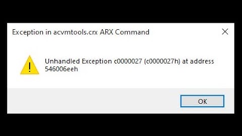 Civil 3D Unhandled  Exception solve