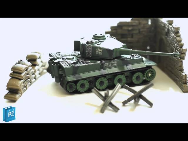 Micro Infrared Battle Tanks Russian T34 vs German Panther 