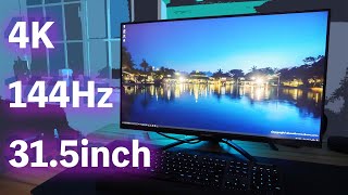 4K 31.5インチのゲーミングモニターのレビュー | JAPANNEXT JN