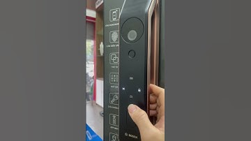 Hướng dẫn reset khoá vân tay Bosch FU8 plus và FU6 plus #smartphone #smartdoorlock