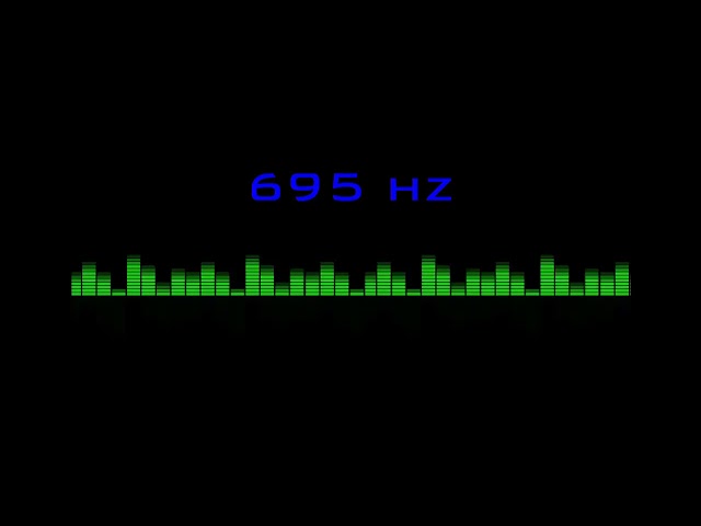 邦楽 ENERGY TONE 695 hz - YouTube
