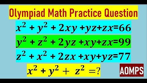 If x^2+y^2+2xy+yz+zx=66, y^2+z^2+2yz+zx+xy=99 and z^2+x^2+2zx+xy+yz=77, find value of x^2+y^2+z^2.