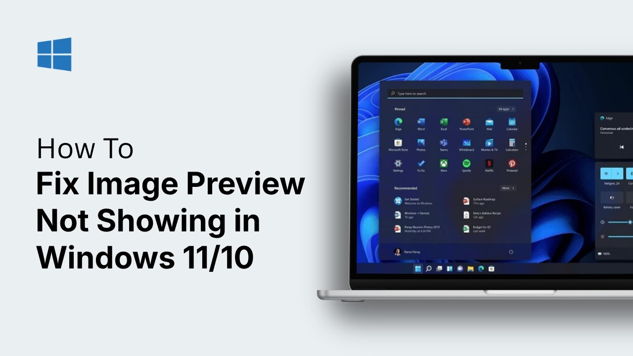 How To Fix Image Preview Not Showing In Windows 11/10 - YouTube