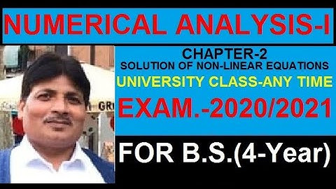 CONVERGENCE OF SECANT METHOD