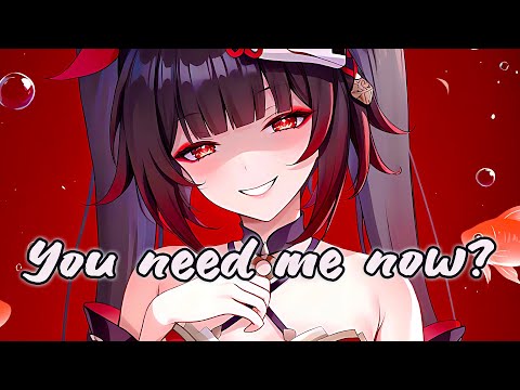 girl in red, Sabrina Carpenter - You Need Me Now? (Sped Up) [Lyrics 8D Nightcore] | USE HEADPHONES 🎧