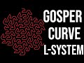 Gosper Curve L-System : Walking a Plane-Filling Curve