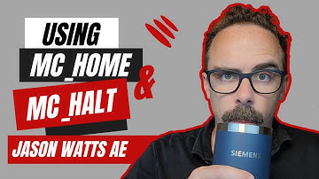 Using Siemens PLC Function Blocks: MC_Home and MC_Halt