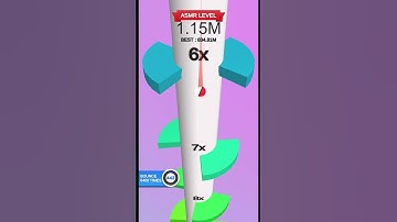 Helix Jump: ASMR Level 177 #helixjump #mobile #shorts