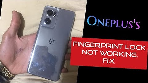 OnePlus Fingerprint Lock Not Working | Lock screen se fingerprint icon missing 🥲