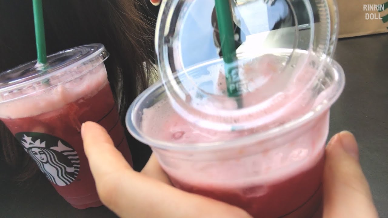 NEW Starbucks Watermelon Passion Fruit Drink Taste Hang out with us