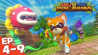 [KOMPILASI] JungleAgent: Misi Rimba🌴 EP 04-09 🦊| Bahasa Melayu | Kartun Anak | Robot | Animal