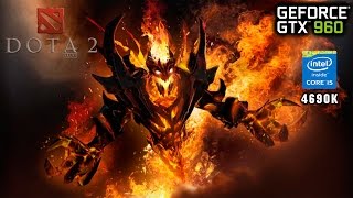 Dota 2 | GTX 960 & i5 4690K | Performance test | 1920X1080 | 60FPS