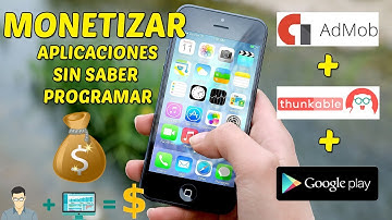Cómo MONETIZAR, CREAR y SUBIR a la play store tu APLICACIÓN sin saber programar.