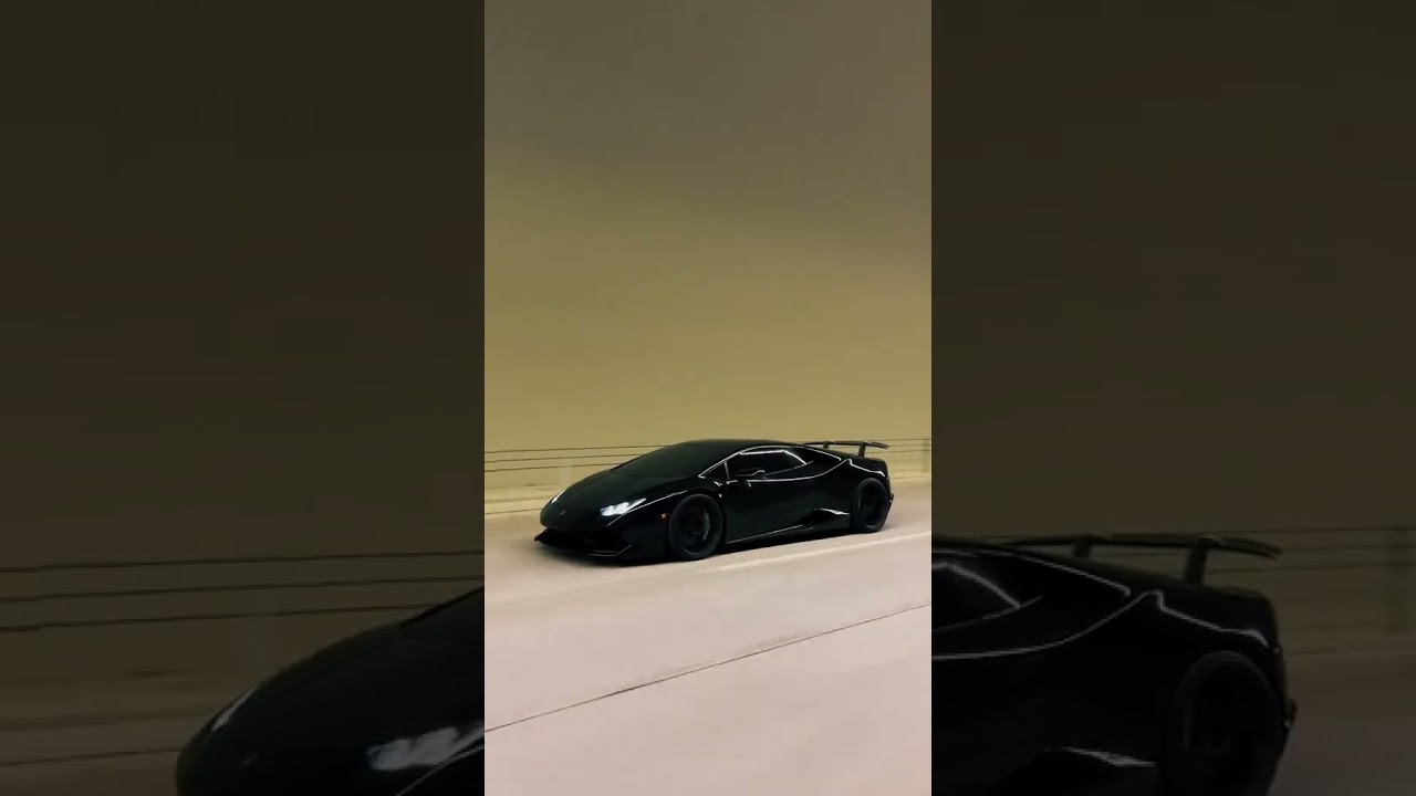 Black panther lookin lambo  