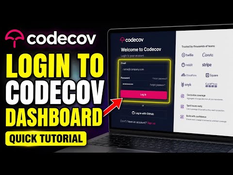 How to login to Codecov dashboard - Quick Tutorial