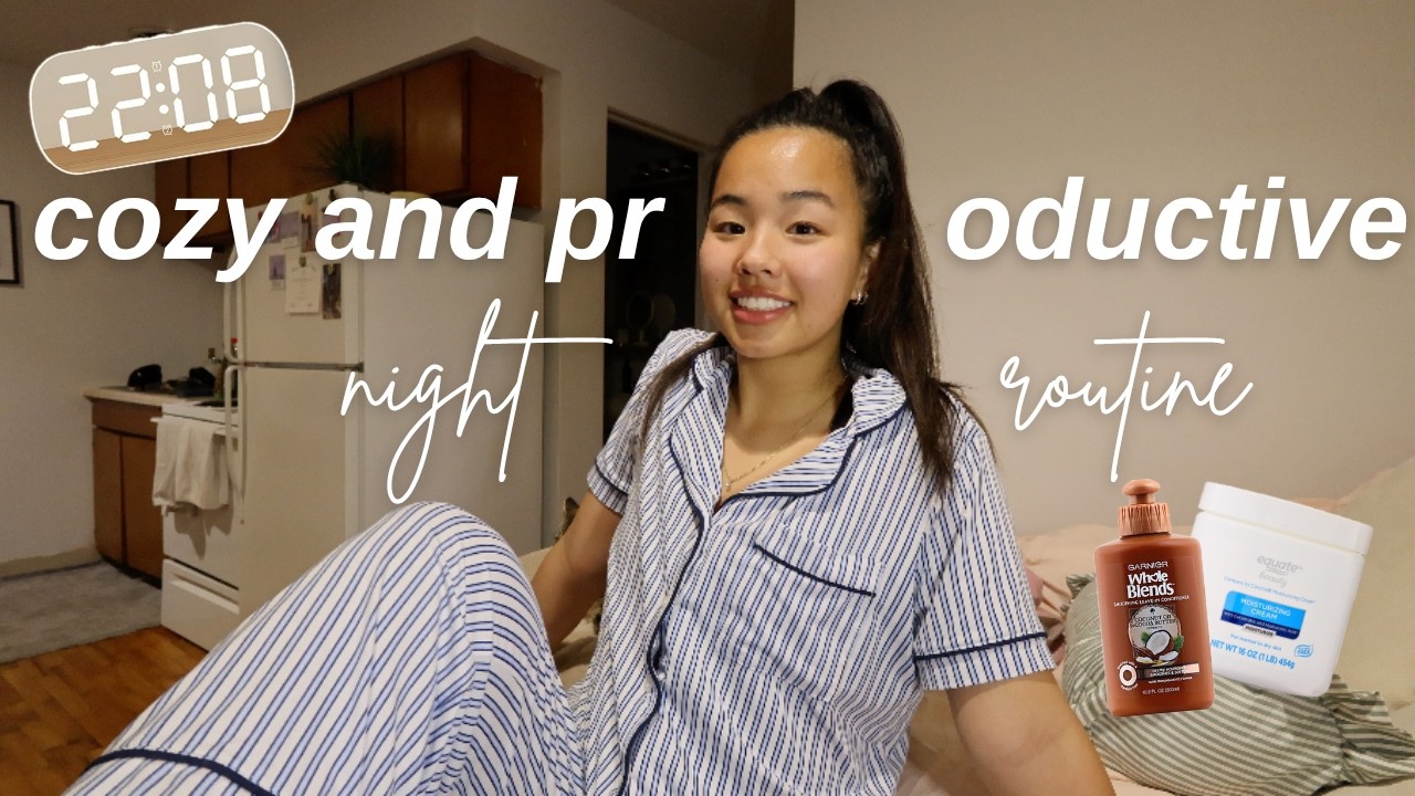 Cozy Girl Routine my cozy night routine after a long day 🌙 - YouTube