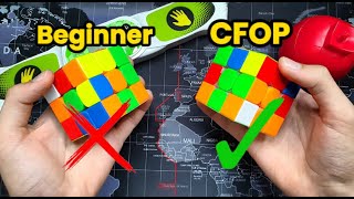 Beginner Method VS CFOP | Rubik's Cube