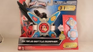 Power Rangers Ninja Steel Limited Edition Color DX Battle Morpher Blue /& Silver