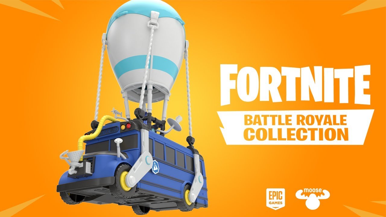 Fortnite Battle Royale Collection Battle Bus Irl Youtube