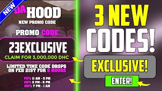 *NEW* ALL WORKING CODES FOR DA HOOD 2023 | ROBLOX DA HOOD CODES 2023 ( FEBRUARY )