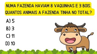 Como aprender a fazer contas | Contas de adição simples | Probleminhas de matemática | Jogo infantil