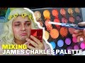 Mixing ALL Of The James Charles Palette TOGETHER!