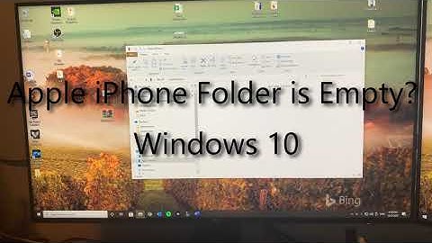 How to fix: Apple iPhone Folder is Empty -  iPhone DCIM Fix for Photos - Windows