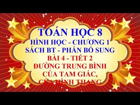 Video Toán học lớp 8 - Hình học - SBT - Phần bổ sung - Bài 4... - YouTube