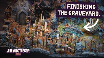Scratch-Built Graveyard Diorama - The Final Steps! // Junktober Day 31